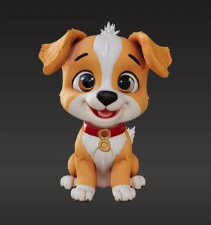 Cute dog mini figures