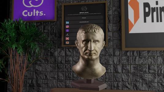 Julius Caesar Bust – 3D Printed Roman Icon