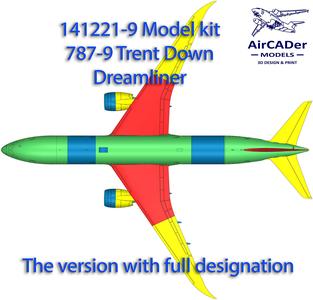 141221-9 Model kit Boeing 787-9 Trent Down