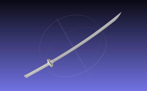 Demon Slayer Tanjiro Katana And Sheath Printable Models