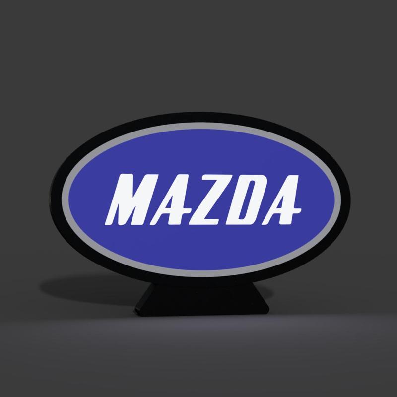 Mazda Vintage Sign Lightbox LED Lamp
