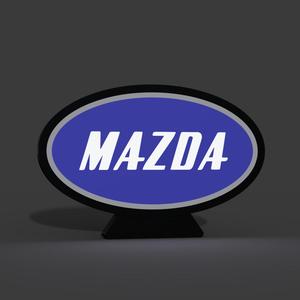 Mazda Vintage Sign Lightbox LED Lamp