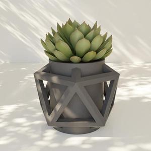 3d printing stl file of planter decorative file for 3d printer users