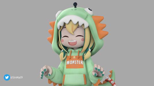 voms proyect pikamee 3d printable figure