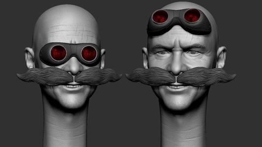 Jim Carrey as Dr Robotnik two pack