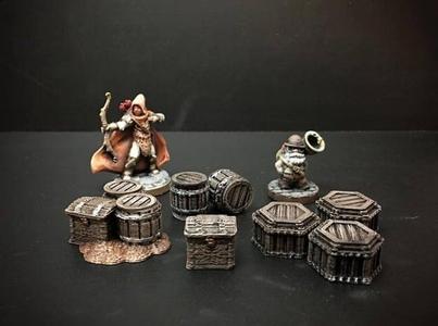 Delving Decor: Dwarven Loot Markers (28mm/Heroic scale)