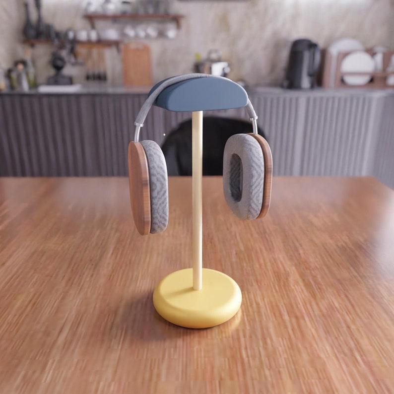 3D Gaming Headset Stand as Stl Files & Personalized Stand, Headset Accessories, Headphone Accessories, Game Room Decor, Gaming Accessories