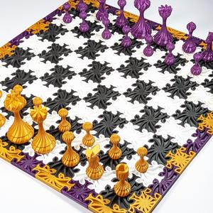 Imperator Chess Board and Pieces