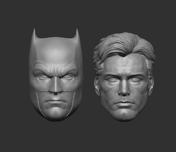 Ben Affleck JL Batman – Headsculpt for Action Figures