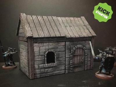Z.O.D. Medieval House Kit (28mm/Heroic scale)