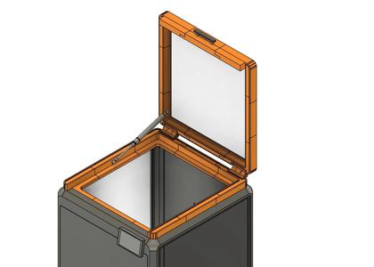 K2 Plus Hinged Riser with Gas Struts