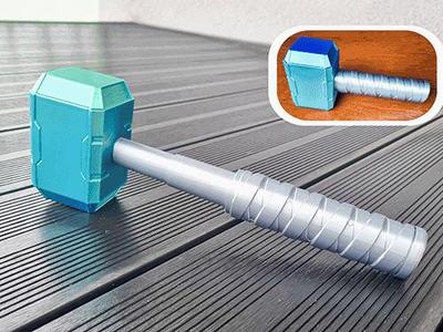 Thor Katana hammer (print in place)