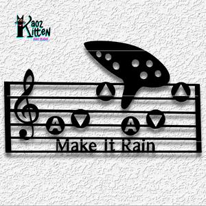 make it rain ocarina of time wall art zelda decor