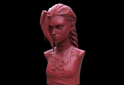 Jinx bust – Arcane