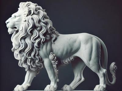Lion statue