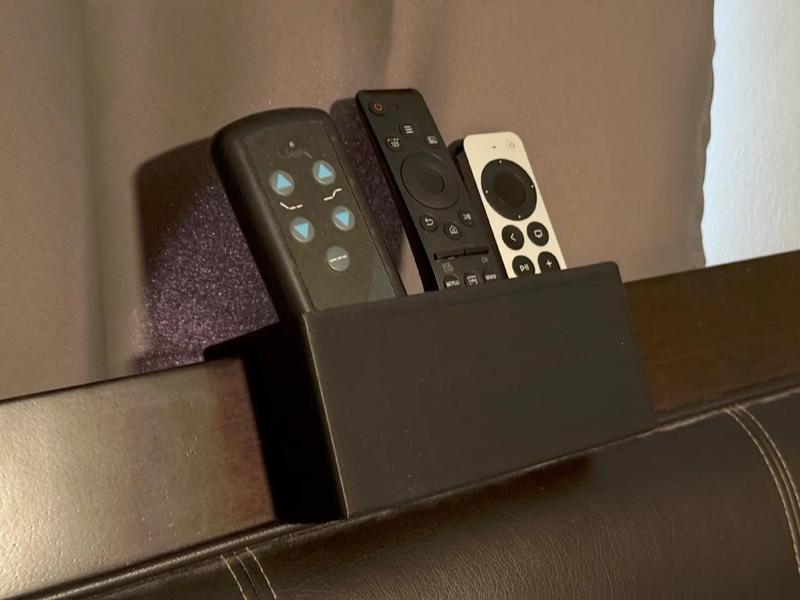 Remote Caddy for headboard