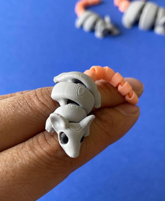 little mouse — articulated flexi print-in-place fidget animal