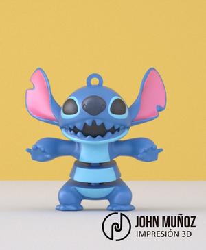 Stitch Articulated Keychain and Figure