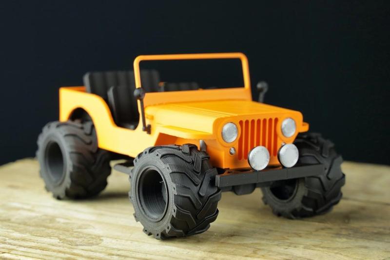WILLYS JEEP – Fully printable