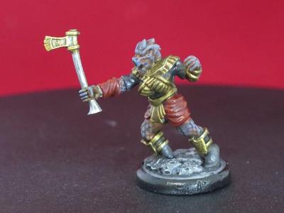 Female Dragonborn, Daughter of Flames (Flame Variant)