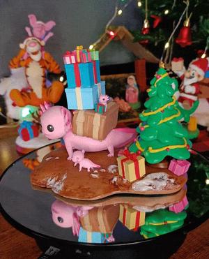 SANTA CLAUS ARRIVING HOME – CHRISTMAS ORNAMENT – CHRISTMASMASMASXCULTS