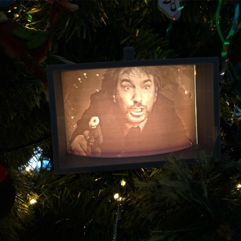 Die Hard Christmas Ornament (Hans Gruber Falling)