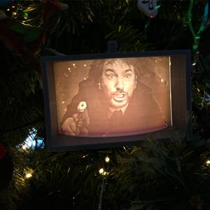 Die Hard Christmas Ornament (Hans Gruber Falling)