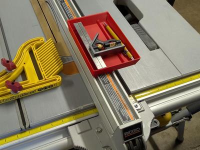Tool Tray for RIDGID Table Saw Fence
