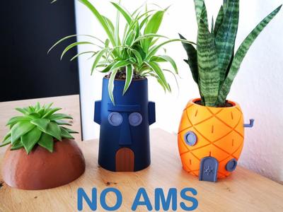 Bikini Bottom Spongebob Planter