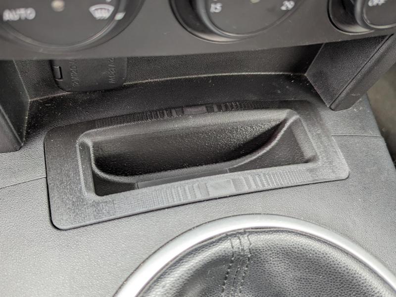 Mazda MX5 Miata NC deep interior pocket/coin slot
