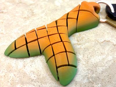 Flexi Mermaid Tail Keyring/fidget