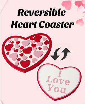 Reversible Love Heart Coaster