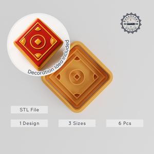 Chinese New Year Cookie Cutter & Stamp Set, Festive Dragon & Zodiac Designs, Perfect for Cookies & Fondant, S/M/L Sizes, 6 Pieces PRODUCT_2207
