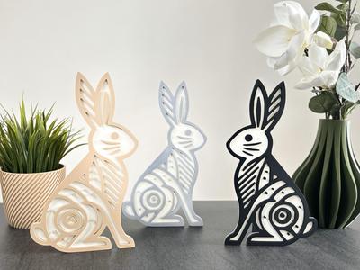 Easter Bunny Decoration, Bunny Stand