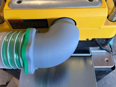 Magnetic Extraction Hose Coupler for DW735 Planer
