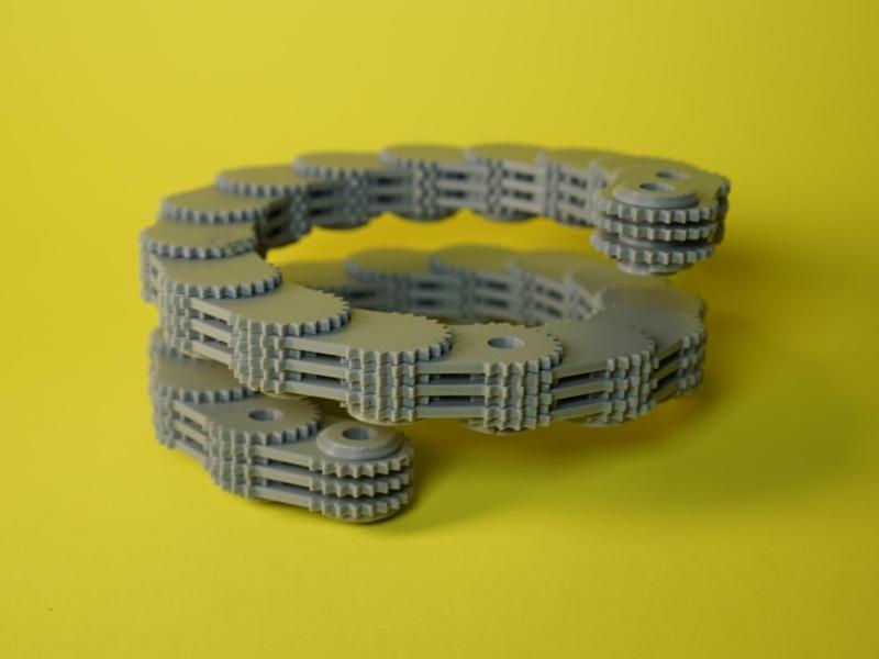 Spiraling Gear Chain - Fidget Toy (V1)