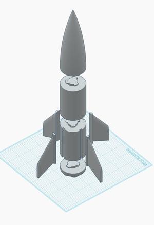 Cosmos Corps Built-Your-Own BASIC ROCKET!