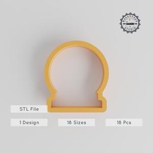 Magic Ball Shape Cutter Set, 18 Pieces, Sizes 0.75"-5.00", Perfect for Cookies, Fondant & Clay PRODUCT_162