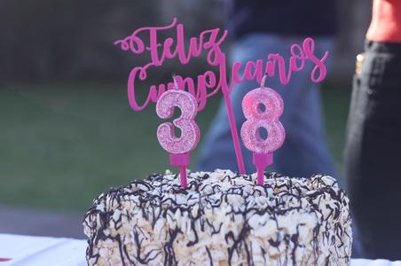 Cake candle holder stand