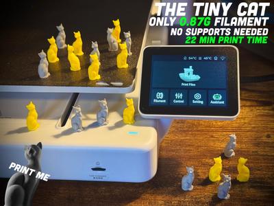 Mini Meow – The Tiny Cat - No Supports -Only 0.87g