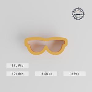 Fashion Sunglasses Shape Cutter Set, 18 Sizes, Perfect for Cookies, Fondant & Clay PRODUCT_121