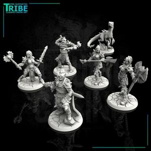 (Bundle) Half orc barbarian squad