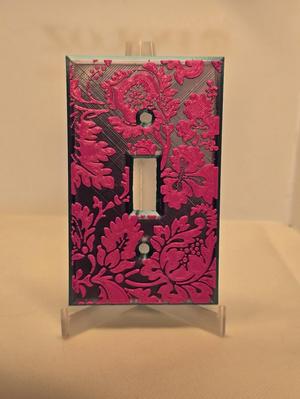 Wall Plate - Single Toggle (Size: Jumbo) - William Morris Pattern