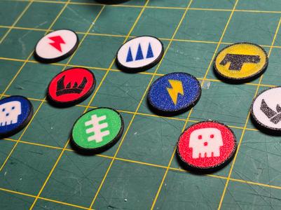 25mm Command Tokens for Ork Tactical Brigade