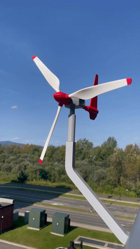 Windmill Wind Turbine - 100% Printable