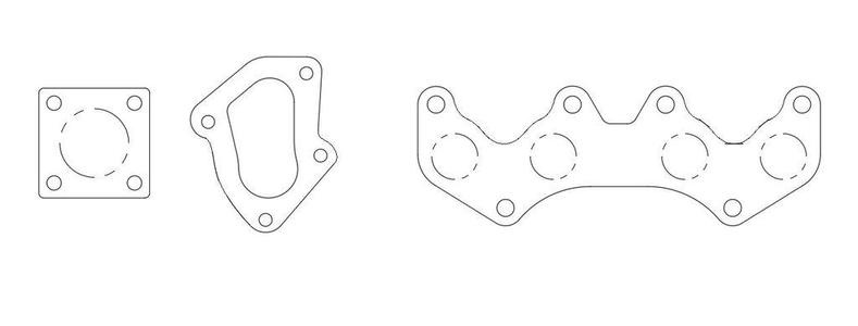Toyota Starlet Turbo Flanges 4efte engine