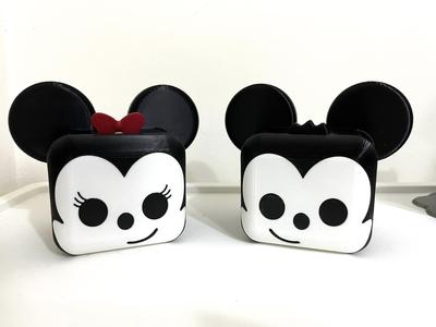 Disney Mickey & Minnie Coin Bank & Phone Holder