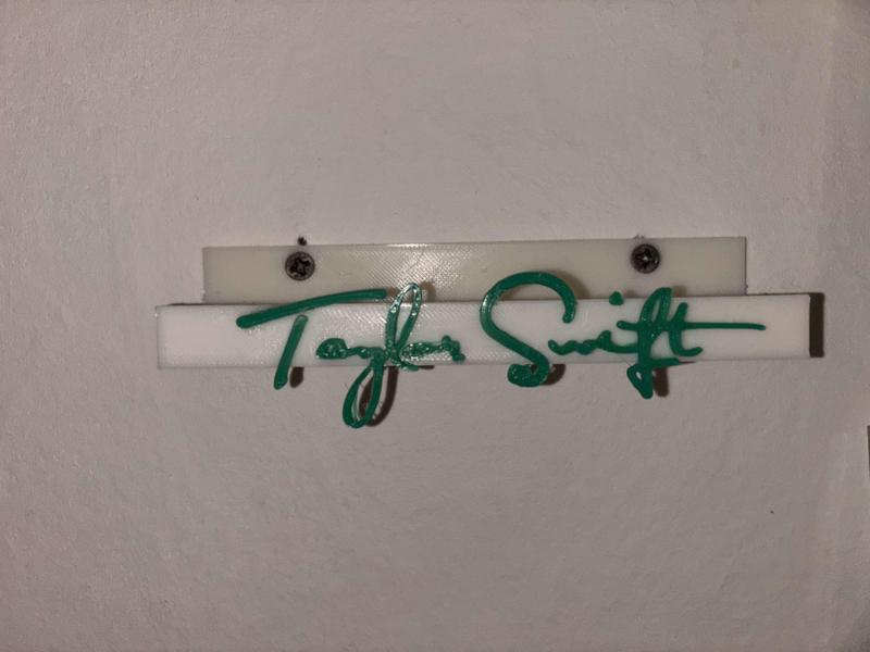 Taylor Swift CD holder wall mounted