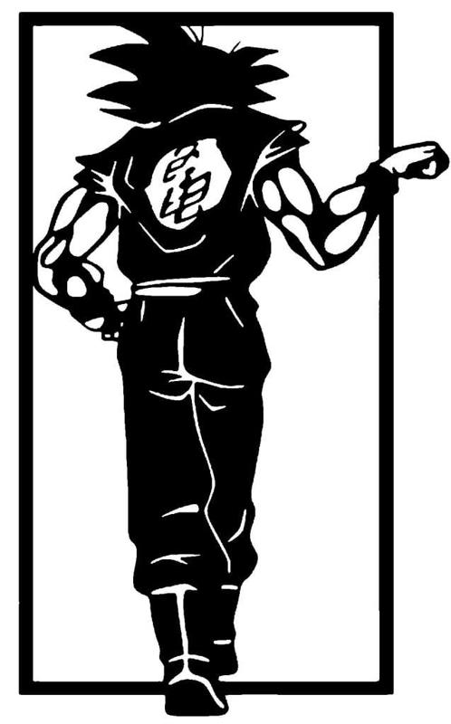 Goku stencil 16