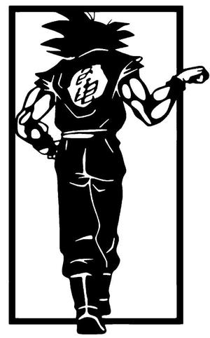 Goku stencil 16